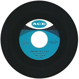 Jimmy Clanton ‎45 Dreams Of A Fool / Darkest Street In Town on Ace VG+ '62 Rock